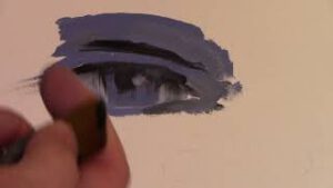 Malerei/Zeichnung - Portrait Advanced - das Auge in Verwischtechnik (Level 3)