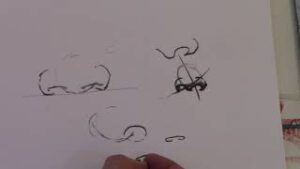Malerei/Zeichnung - Portrait basics - Nasenbasiskonstruktion (Level 1-2)