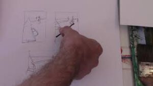 Malerei/Zeichnung - Landschaft - Formatwahl und Form des Motivs (Level 1-2)