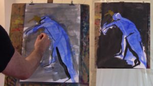 Malerei/Zeichnung – Experimentelle Ansätze – Die lasierende Geste  für experimentell-figurative Bildansätze (Level 2-3)