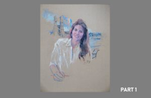 Portrait Advanced – Dokumentation – “Entstehung eines Auftragsportraits (Acryluntermalung plus Ölfarbe)” (Part 1)