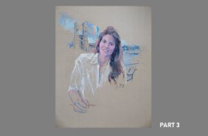 Portrait Advanced – Dokumentation – “Entstehung eines Auftragsportraits (Acryluntermalung plus Ölfarbe)” (Part 3)