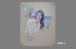 Portrait Advanced – Dokumentation – “Entstehung eines Auftragsportraits (Acryluntermalung plus Ölfarbe)” (Part 4)